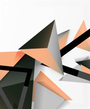 Soyut arkaplan, mozaik 3d üçgen bileşimi, düşük polimerli tasarım. Duvar Kağıdı, Sancak, Arkaplan, Kart, Kitap İllüstrasyonu, İniş Sayfası