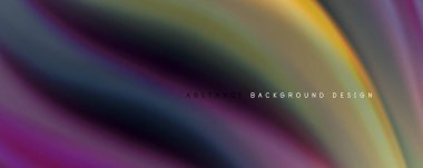 Gölgeli sıvı biçim çizgileri ve eğimli arkaplanda ışık salla