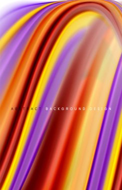 Soyut arkaplan - akışkan renk gradyan dalgaları, dinamik hareket çizgisi etkisi. Duvar Kağıdı, Sancak, Arkaplan, Kart, Kitap İllüstrasyonu, İniş Sayfası