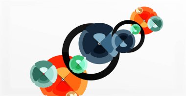 Soyut arkaplan, renkli daireler geometrik bileşim. Duvar Kağıdı, Sancak, Arkaplan, Kart, Kitap İllüstrasyonu, İniş Sayfası