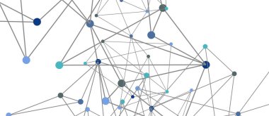 Hat noktaları bağlantıları, üçgen teknoloji tasarımı. Soyut geometrik arkaplan