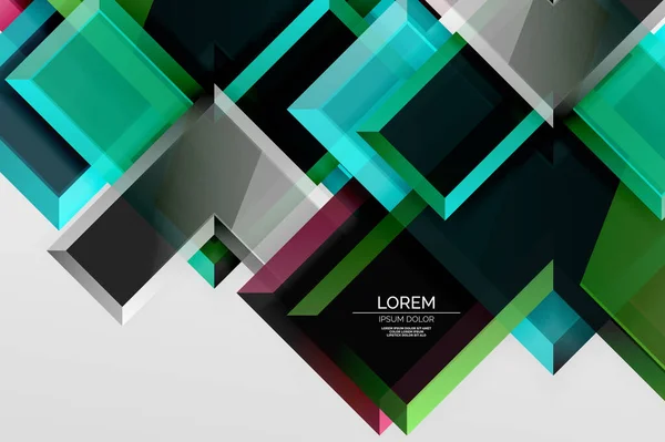 Flecha de metal forma fondo. Fondo geométrico abstracto con composición de efecto 3d para fondo de pantalla, Banner, Fondo, Tarjeta, Ilustración de libro, landing page — Vector de stock