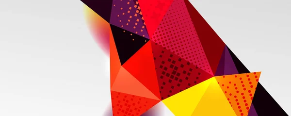 Abstraktní pozadí - trendy nízké poly trojúhelníkové tvary polygonální vzor. Vektorové ilustrace pro tapetu, nápis, pozadí, karta, ilustrace knihy, úvodní strana — Stockový vektor