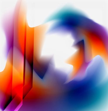 Sıvı sıvı renk soyut arkaplan, parlak renkli şekiller. Duvar kağıdı, bayrak, arkaplan, kart, kitap illüstrasyonu, iniş sayfası için tekno fütüristik vektör soyut arkaplan