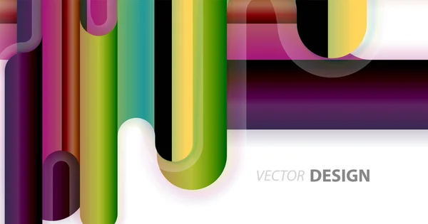 Líneas líquidas abstractas fondo geométrico — Vector de stock