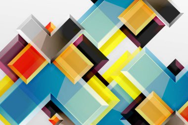 Metal ok şeklindeki arka plan. Duvar kağıdı, bayrak, arkaplan, kart, kitap illüstrasyonu, iniş sayfası için 3d efektli soyut geometrik arkaplan