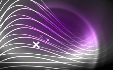 Soyut arkaplan - Duvar kağıdı, Banner, Arkaplan, Kart, Kitap İllüstrasyonu, İniş sayfası için neon çizgi tasarımı