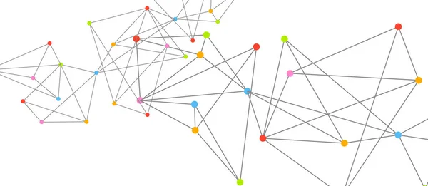 Vonalpont csatlakozások, háromszög alakú technológia tervezés. Absztrakt geometriai háttér — Stock Vector