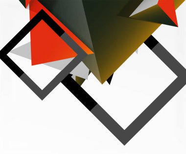 Soyut arkaplan, mozaik 3d üçgen bileşimi, düşük polimerli tasarım. Duvar Kağıdı, Sancak, Arkaplan, Kart, Kitap İllüstrasyonu, İniş Sayfası