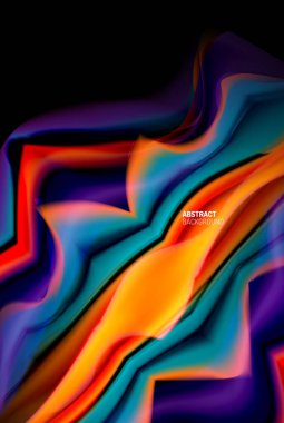 Sıvı gradyanlar soyut arkaplan, duvar kağıdı, bayrak, arkaplan, kart, kitap illüstrasyonu, iniş sayfası için renk dalgası poster tasarımı