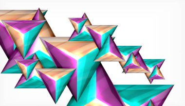 Üçgen geometrik vektör soyut arka plan