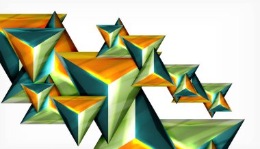 Üçgen geometrik vektör soyut arka plan