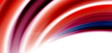 Beyaz, sıvı sıvı renk dalgalarında ipeksi çizgiler. Vector Illustrations for Duvar Kağıdı, Banner, Arkaplan, Kart, Kitap, İllüstrasyon, iniş sayfası, kapak, pankart, poster, afiş, el ilanı, tasarım