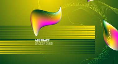 Sıvı sıvı renk gradyan arka plan tasarımı. Vektör illüstrasyonu