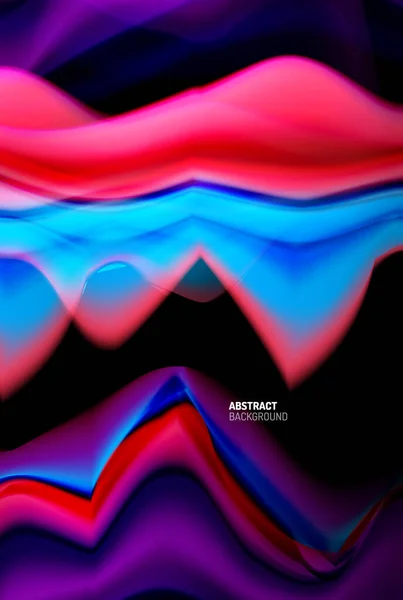 ( 영어 ) Liquid gradients abstract background, color wave patterster design for Wallpaper, Banner, Background, Card, Book Illustration, landing page — 스톡 벡터