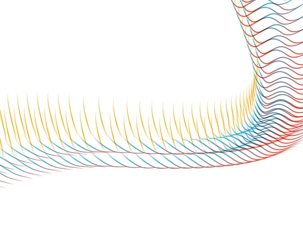 Abstrakcyjne tło mieszanka fali linii projektowania tapety, Baner, Tło, Karta, Ilustracja książki, strona lądowania — Wektor stockowy