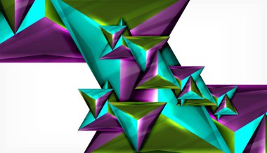 Üçgen geometrik vektör soyut arka plan