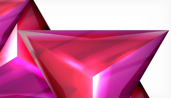 Fondo abstracto de vector geométrico triangular — Vector de stock