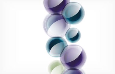 Abstract background - glass shiny transprent hexagon shapes overlapping eath other. Vector Illustration For Wallpaper, Banner, Background, Card, Book Illustration, landing page