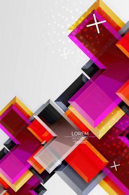 Metal ok şeklindeki arka plan. Duvar kağıdı, bayrak, arkaplan, kart, kitap illüstrasyonu, iniş sayfası için 3d efektli soyut geometrik arkaplan