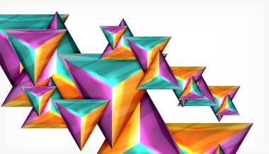 Üçgen geometrik vektör soyut arka plan