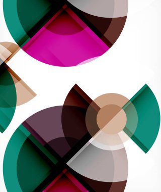 Soyut arkaplan, daire ve üçgen dizaynı üst üste binen şekiller. Geometrik modaya uygun şablon. Duvar Kağıdı, Sancak, Arkaplan, Kart, Kitap İllüstrasyonu, İniş Sayfası