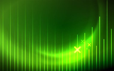 Soyut arkaplan - Duvar kağıdı, Banner, Arkaplan, Kart, Kitap İllüstrasyonu, İniş sayfası için neon çizgi tasarımı