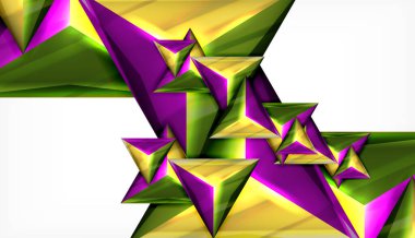 Üçgen geometrik vektör soyut arka plan