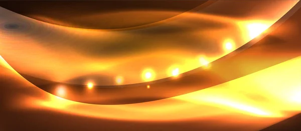 Fundal abstract. Design strălucitor unde de neon cu efecte ușoare, design la modă techno. Ilustrație vectorială Pentru Tapet, Banner, Fundal, Card, Ilustrație de carte, pagina de destinație — Vector de stoc