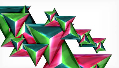 Üçgen geometrik vektör soyut arka plan