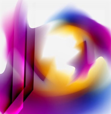 Sıvı sıvı renk soyut arkaplan, parlak renkli şekiller. Duvar kağıdı, bayrak, arkaplan, kart, kitap illüstrasyonu, iniş sayfası için tekno fütüristik vektör soyut arkaplan