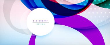 Moda, basit, soyut çember, dinamik hareket konsepti. Duvar Kağıdı, Sancak, Arkaplan, Kart, Kitap İllüstrasyonu, İniş Sayfası