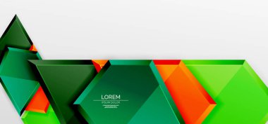 Metal parlak geometrik şekiller ve üç boyutlu efekt bileşimi. Duvar kağıdı, bayrak, arkaplan, kart, kitap illüstrasyonu, iniş sayfası için tekno fütüristik vektör soyut arkaplan