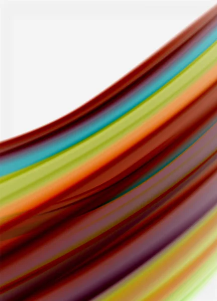 Lignes d'onde fond abstrait, conception en soie lisse avec des couleurs de style arc-en-ciel. Fluide liquide ondes de couleur. Illustration vectorielle — Image vectorielle