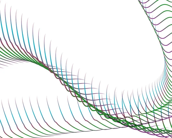 Conception abstraite de ligne d'onde de mélange de fond pour papier peint, bannière, fond, carte, illustration de livre, page de destination — Image vectorielle