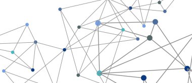 Hat noktaları bağlantıları, üçgen teknoloji tasarımı. Soyut geometrik arkaplan