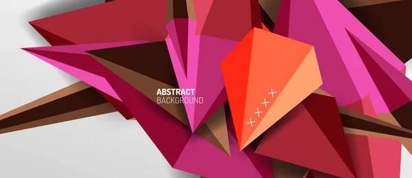 Trendy eenvoudige driehoek abstracte achtergrond, dynamisch bewegingsconcept. Vector Illustratie voor Behang, Banner, Achtergrond, Kaart, Boek Illustratie, Landingspagina — Stockvector