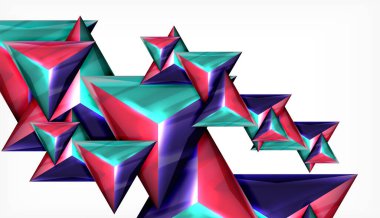 Üçgen geometrik vektör soyut arka plan