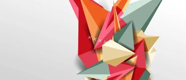 Модный простой треугольник абстрактный фон, концепция динамического движения. Векторная иллюстрация для обоев, баннера, фона, карты, книжной иллюстрации, целевой страницы — стоковый вектор