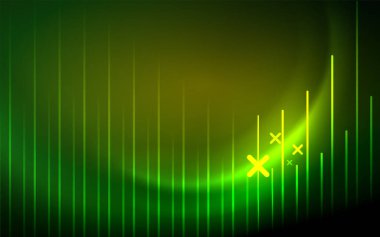 Soyut arkaplan - Duvar kağıdı, Banner, Arkaplan, Kart, Kitap İllüstrasyonu, İniş sayfası için neon çizgi tasarımı