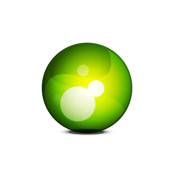 Sphere web glossy 버튼 , vector Internet design element — 스톡 벡터