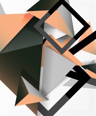 Soyut arkaplan, mozaik 3d üçgen bileşimi, düşük polimerli tasarım. Duvar Kağıdı, Sancak, Arkaplan, Kart, Kitap İllüstrasyonu, İniş Sayfası