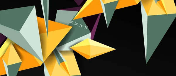 Fondo abstracto triángulo simple de moda, concepto de movimiento dinámico. Ilustración de vectores para fondos de pantalla, Banner, Fondo, Tarjeta, Ilustración de libros, landing page — Vector de stock