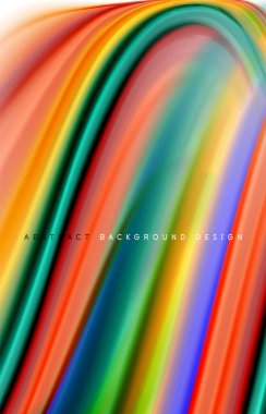 Soyut arkaplan - akışkan renk gradyan dalgaları, dinamik hareket çizgisi etkisi. Duvar Kağıdı, Sancak, Arkaplan, Kart, Kitap İllüstrasyonu, İniş Sayfası