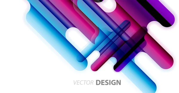 Lignes liquides abstraites fond géométrique — Image vectorielle