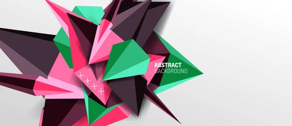 Trendy eenvoudige driehoek abstracte achtergrond, dynamisch bewegingsconcept. Vector Illustratie voor Behang, Banner, Achtergrond, Kaart, Boek Illustratie, Landingspagina — Stockvector