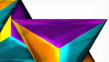 Üçgen geometrik vektör soyut arka plan