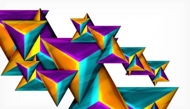 Üçgen geometrik vektör soyut arka plan