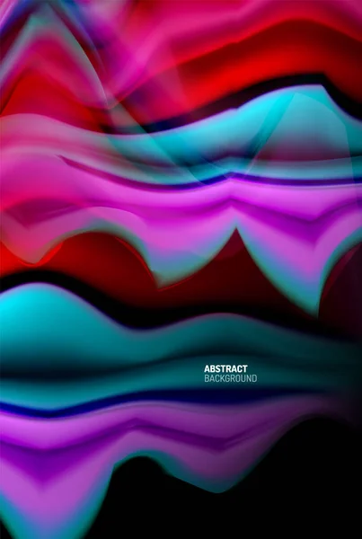 ( 영어 ) Liquid gradients abstract background, color wave patterster design for Wallpaper, Banner, Background, Card, Book Illustration, landing page — 스톡 벡터