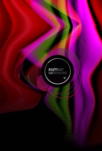 ( 영어 ) Liquid gradients abstract background, color wave patterster design for Wallpaper, Banner, Background, Card, Book Illustration, landing page — 스톡 벡터